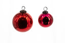 Glossy Red Ornament Set