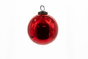 Glossy Red Ornament Set