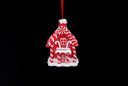 Red and White Handcrafted Houses