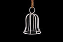 Rustic Metal Bell Ornament - Small