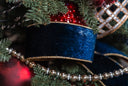 Royal Blue Gold Edged Ribbon