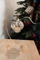 Golden Ornament Display Stand