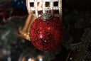 Red Glass Mosaic Ornament