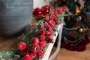Iced Red Berry Garland