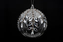 Clear Rhinestone Leaf Ornament