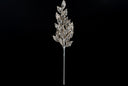 Metallic Glittered Laurel Leaf Spray