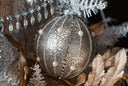Silver & Pearl Ornament Set