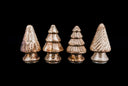 Mini Antique Glass Christmas Trees (set of 4)