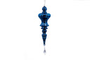 Blue Glass Finial & Pendant