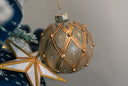Luxe Clear & Gold Ornament Set