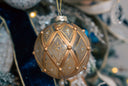 Luxe Clear & Gold Ornament Set