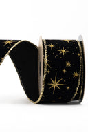 Black Starry Night Ribbon