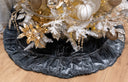 Plush Silver Velvet Tree Skirt