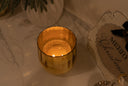 Golden Mercury Glass Vase (Set of 2)