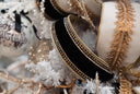 Black Velvet Ribbon w/ Crystal Jewel Trim