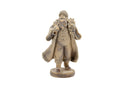 Gold Flocked Santa