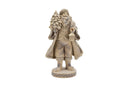 Gold Flocked Santa