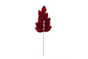 Velvet Deep Red Leaf Stem