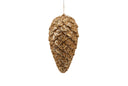 Gold Glitter Pinecone Ornament