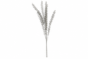 Silver Glittered Stem with Mini Teardrop Leaves