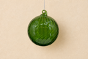 Glistening Green Spiral Ornament