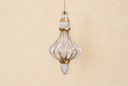 Golden & Clear Finial Ornament