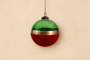 Red, Green & Gold Vintage Ornament