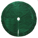 Plush Emerald Velvet Tree Skirt