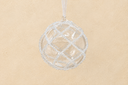 Swirl Bead Glass Ornament