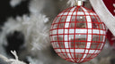 Glittered Grid Ornament